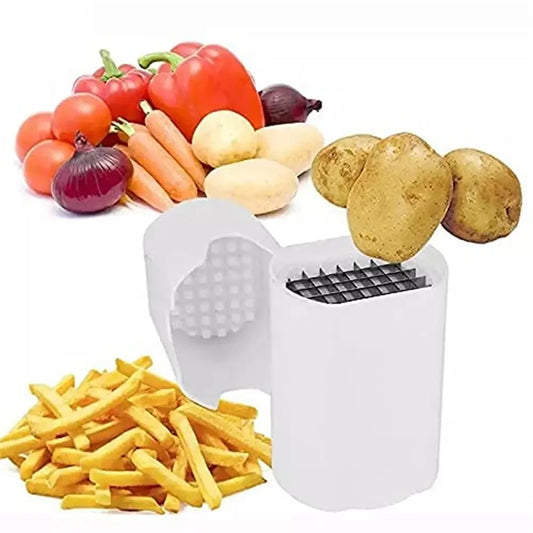 Vegetable and Potato Slicer with Stainless Steel Blade – Rapid Fruit & Vegetable Cutter, 12.5 × 9.5 cm