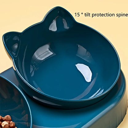 Rounded Plastic Cat Water Dispenser – Easy-Use Pet Drinking Fountain