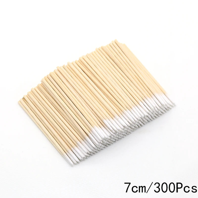 FUMOSIK Orange Wood Cuticle Pusher Combo – Natural Wooden Double-Ended Cuticle Remover Sticks