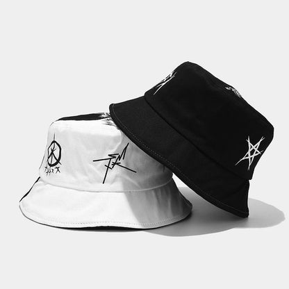 Summer Cotton Bucket Hat - Graffiti Design