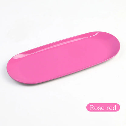 Stainless Steel Nail Art Storage Tray – Durable Cosmetic Manicure Tool