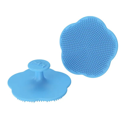 Silicone Baby Bath and Shampoo Brush – Floral Design, Safe for 1-3 Years