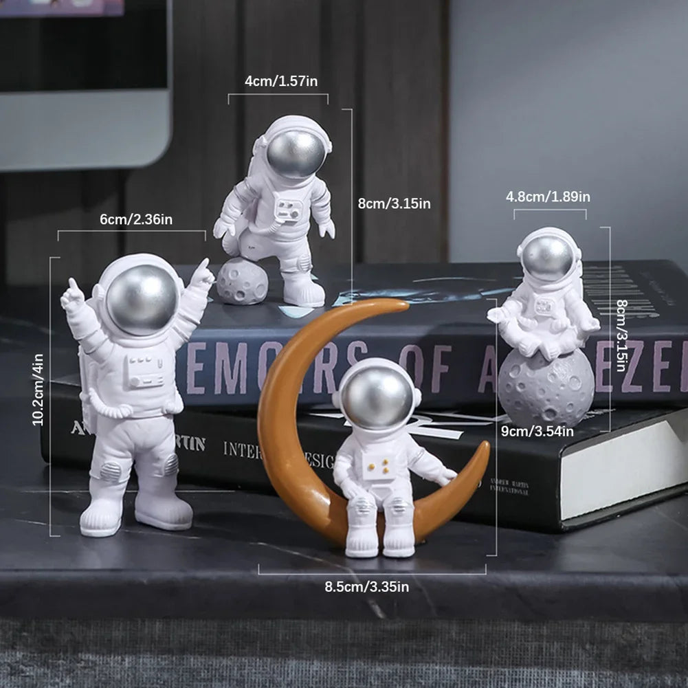 Astronaut Figure Statue Set - Home Decor