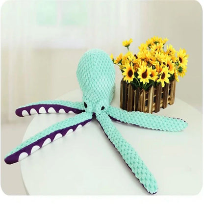 Plush Squeaky Dog Toy with Built-in Sounder – Soft Fleece Chew Toy, 11 × 8.5 × 32 cm