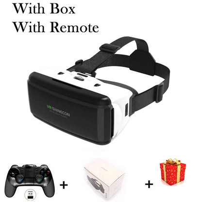 Virtual Reality Headset with Wireless Bluetooth Controller – 3D VR Glasses for Smartphones (4.7–6.1")