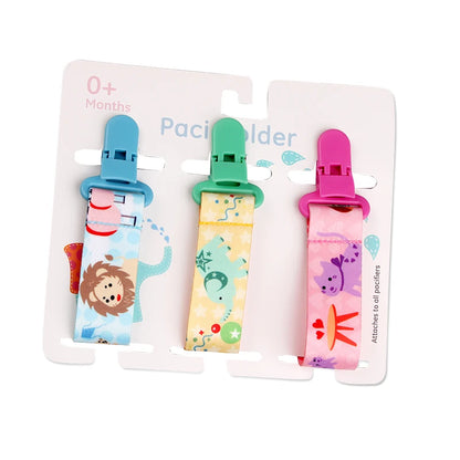 Baby Pacifier Clip Set – 3 Pieces Polyester Clips, 26 cm Length