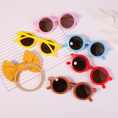 Kids Summer Bows & Sunglasses Set - 2pcs