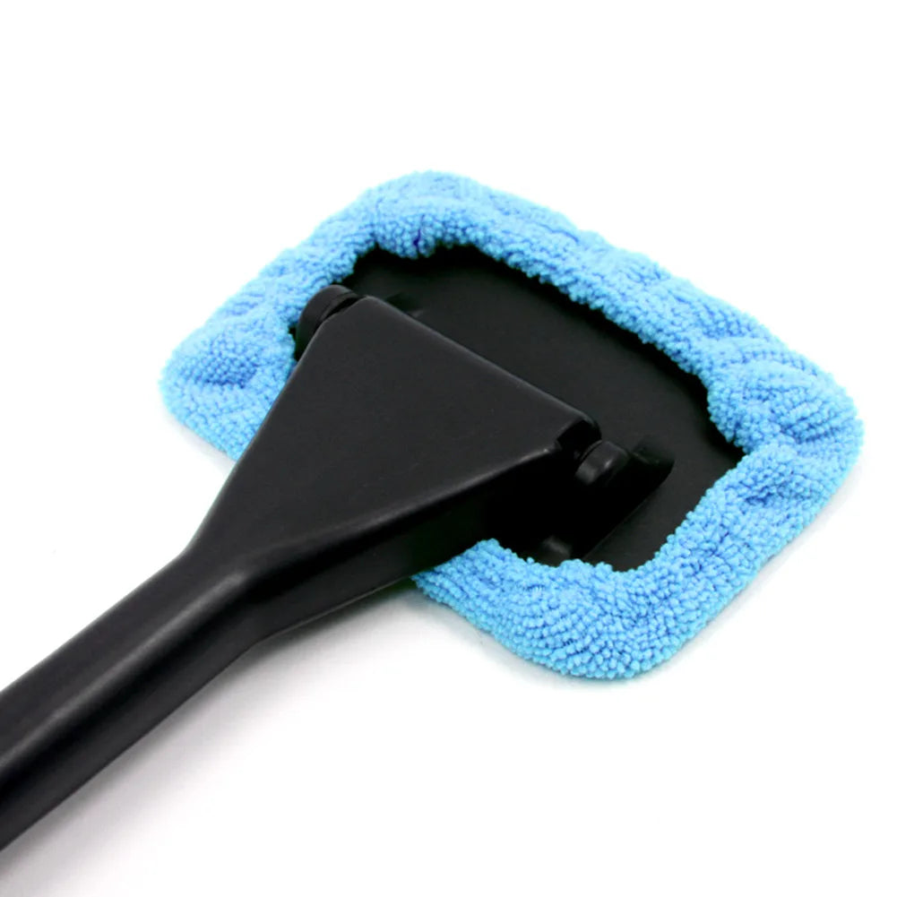 ALLOYSEED Car Window Windshield Cleaner – Microfiber with Long Handle and Pivoting Head