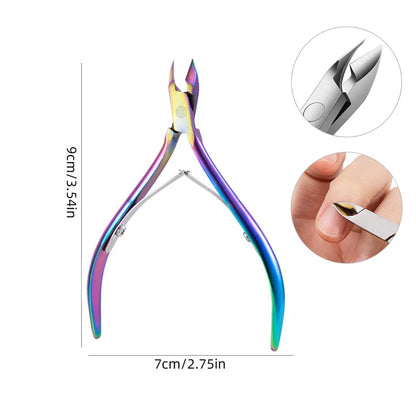 Professional Stainless Steel Nail Cuticle Nipper – Precision Clipper for Manicure & Pedicure