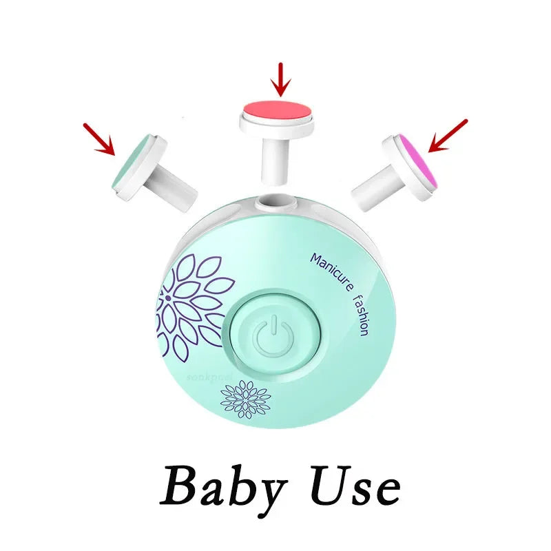 Electric Nail Polisher – Portable Clipper & Trimmer for Babies and Kids