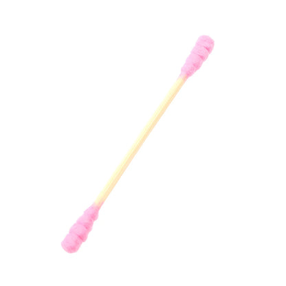 100pcs Pink Cotton Swabs – Micro Disposable Soft Cotton Cleaning Sticks, 7.5cm / 10cm