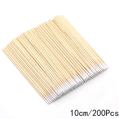 FUMOSIK Orange Wood Cuticle Pusher Combo – Natural Wooden Double-Ended Cuticle Remover Sticks