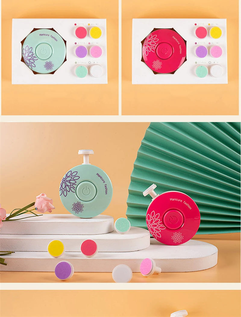 Electric Nail Polisher – Portable Clipper & Trimmer for Babies and Kids