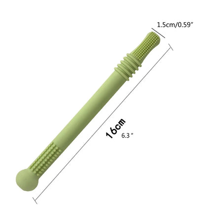 Silicone Baby Teether – Soft, Latex-Free Teething Aid for 0-6 Months