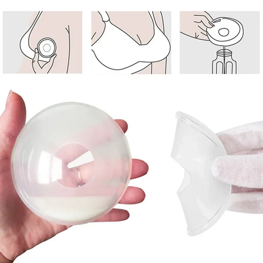 Portable Breast Milk Collector – Silicone Breast Pump Accessory – Maternity to 24 Months