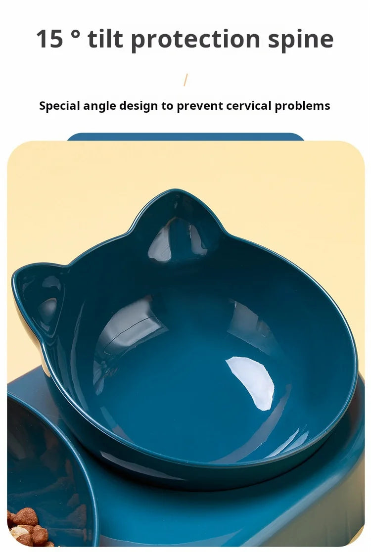 Rounded Plastic Cat Water Dispenser – Easy-Use Pet Drinking Fountain