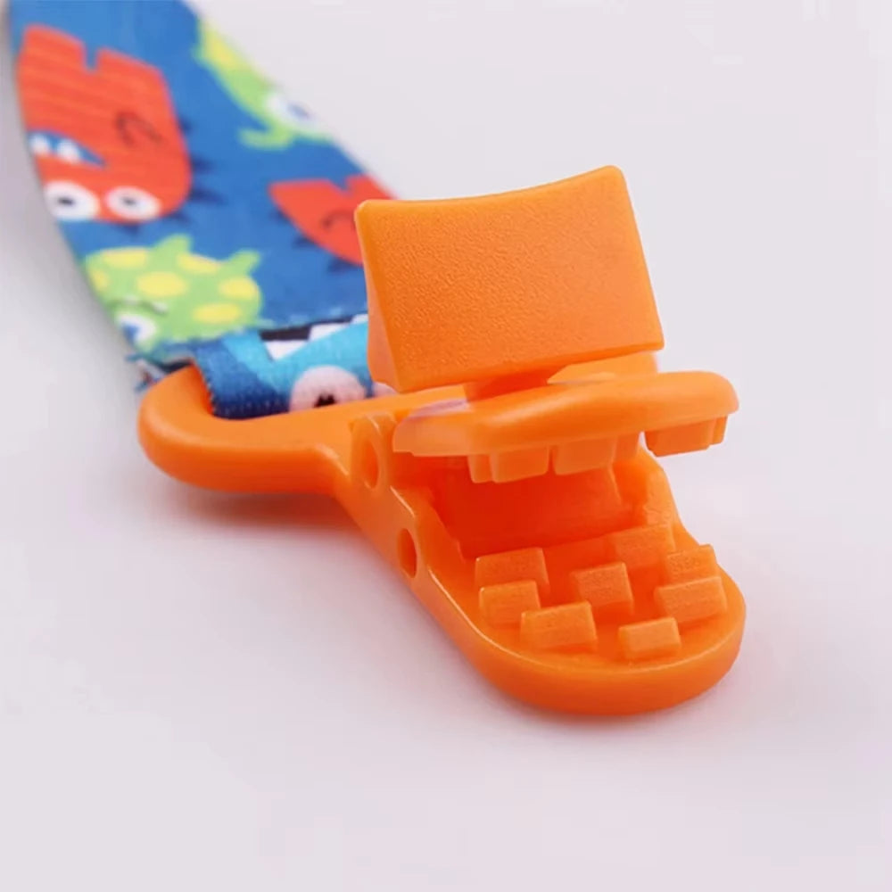 Baby Pacifier Clip Set – 3 Pieces Polyester Clips, 26 cm Length