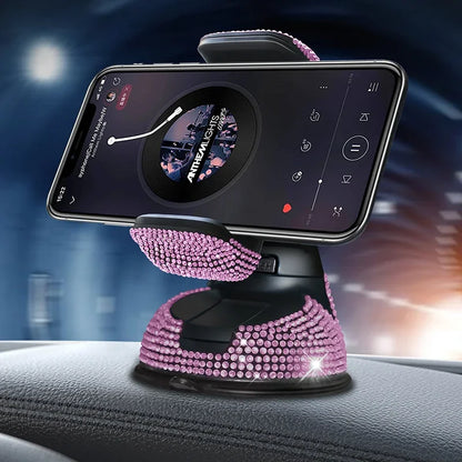 Diamond Cell Phone Holder - Bling Car Mount