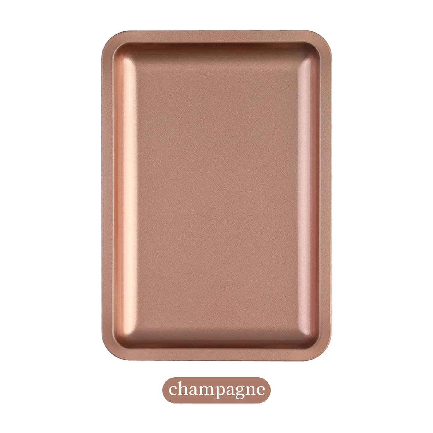 Stainless Steel Nail Art Storage Tray – Durable Cosmetic Manicure Tool