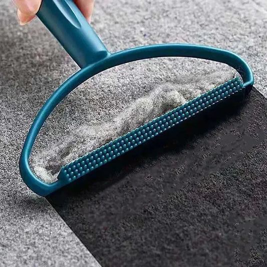 Portable Lint Remover Brush – Double-Sided Copper Blade for Pet Hair, Fabric & Carpet