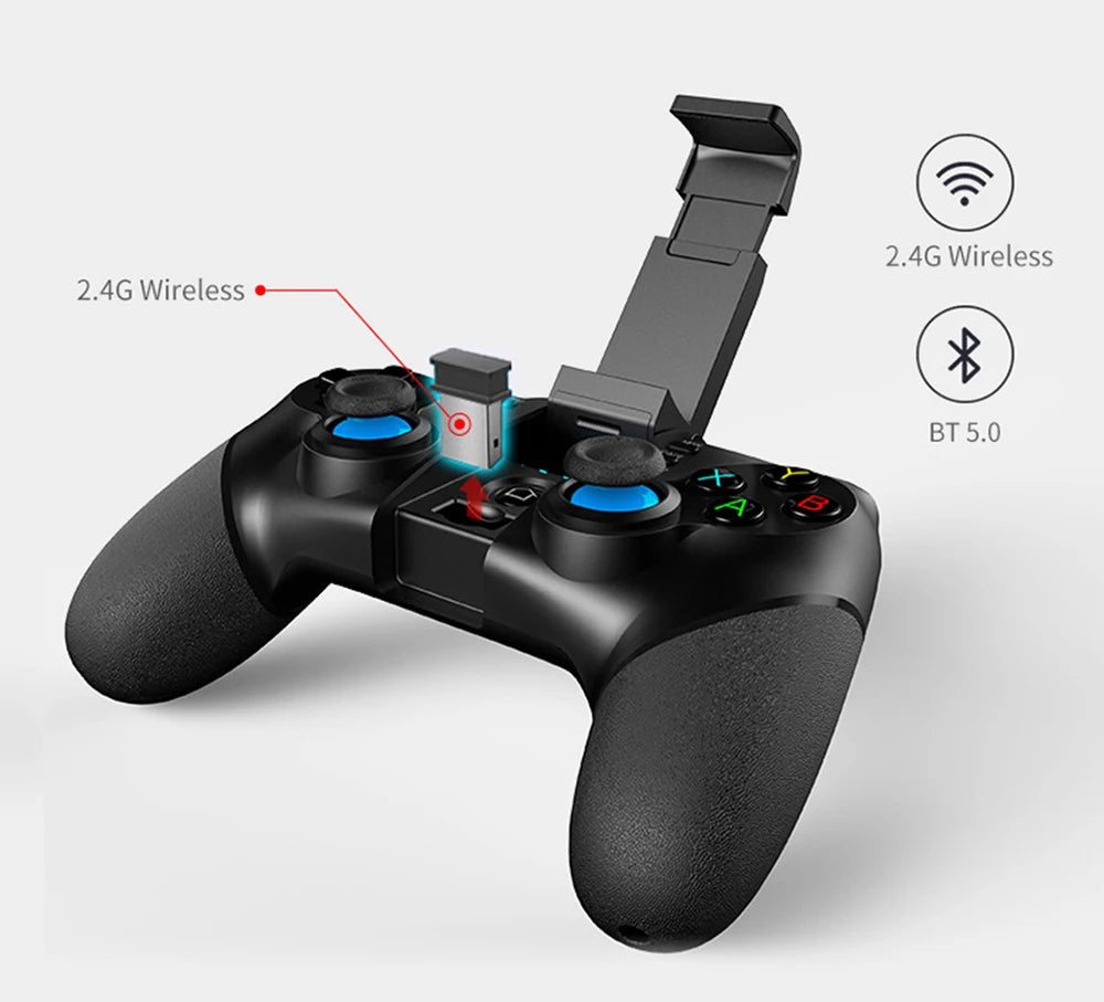 Virtual Reality Headset with Wireless Bluetooth Controller – 3D VR Glasses for Smartphones (4.7–6.1")