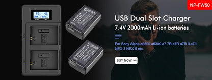 Rechargeable Camera Battery – LP-E10 Type, 7.4V 2200mAh, Compatible with Canon EOS DSLR Models