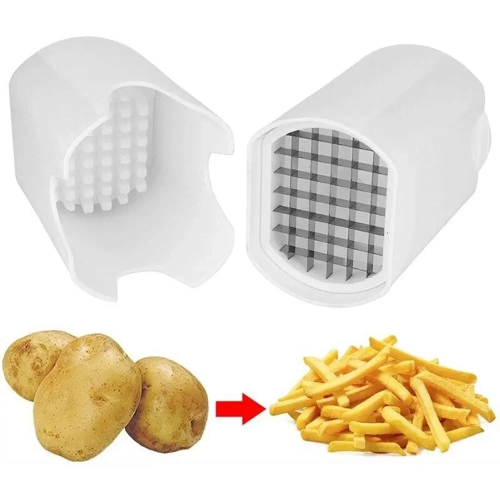 Vegetable and Potato Slicer with Stainless Steel Blade – Rapid Fruit & Vegetable Cutter, 12.5 × 9.5 cm