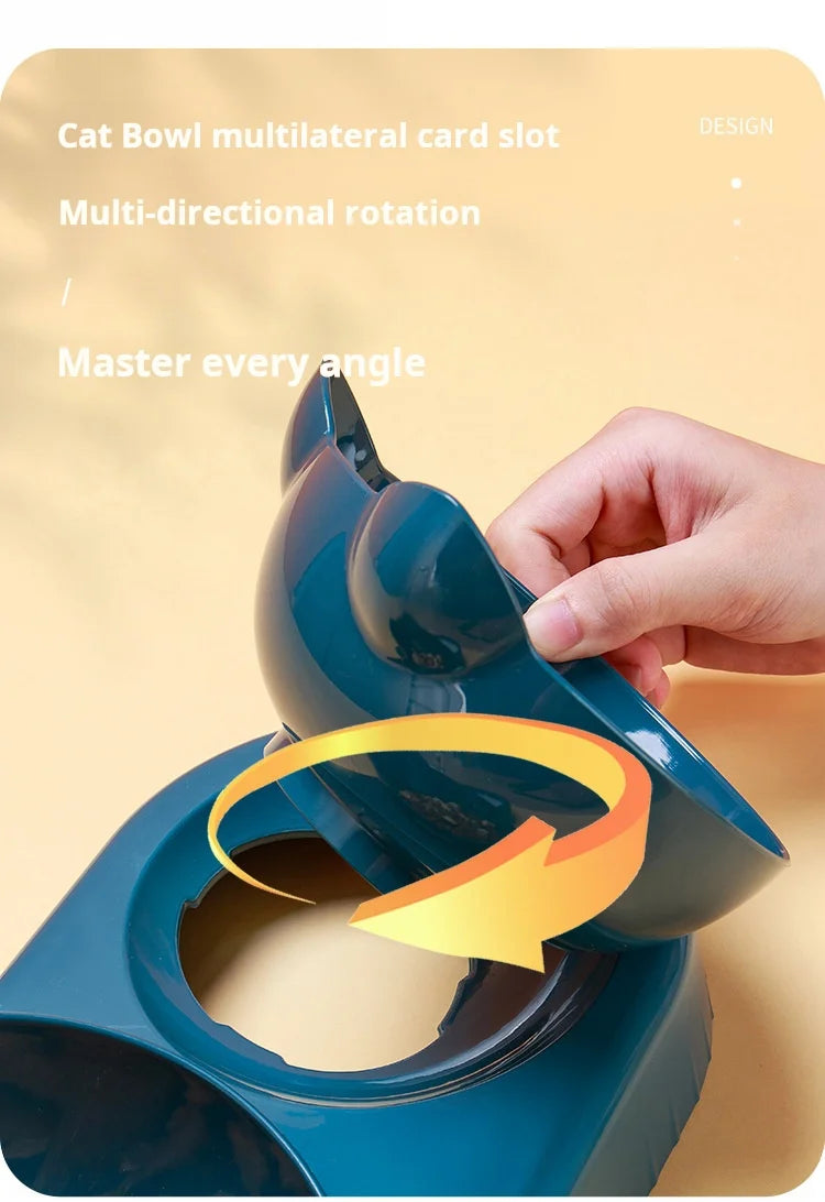 Rounded Plastic Cat Water Dispenser – Easy-Use Pet Drinking Fountain
