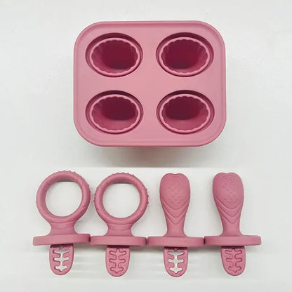 Silicone Baby Food Storage Box – Four-Lattice Design, Safe and BPA-Free
