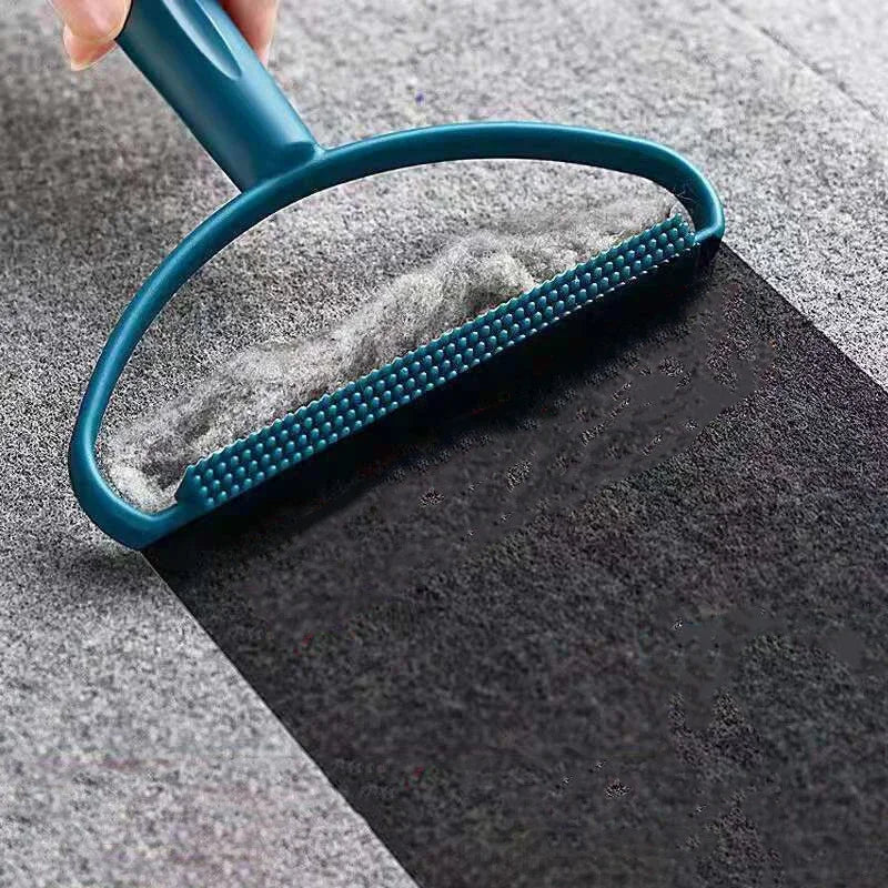 Portable Lint Remover Brush – Double-Sided Copper Blade for Pet Hair, Fabric & Carpet