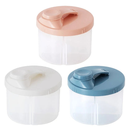 Baby Milk Powder Storage Box – 4-Grid Portable Milk Powder Dispenser – BPA-Free PP Plastic
