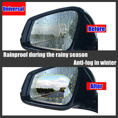 Rearview Mirror Anti-Fog Film - Enhance Visibility