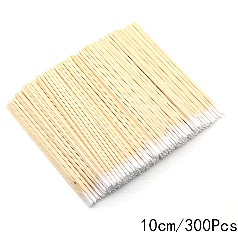 FUMOSIK Orange Wood Cuticle Pusher Combo – Natural Wooden Double-Ended Cuticle Remover Sticks