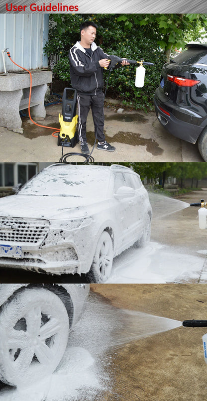 Foam Lance with 1L Bottle – Compatible with Karcher K2 to K7 Pressure Washers