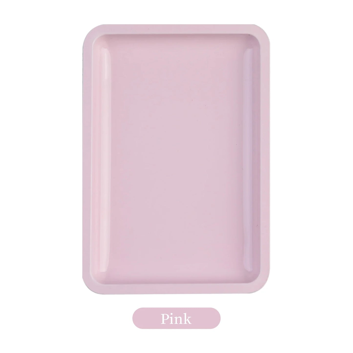 Stainless Steel Nail Art Storage Tray – Durable Cosmetic Manicure Tool