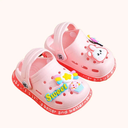 Summer Kids Sandals - Cartoon Design