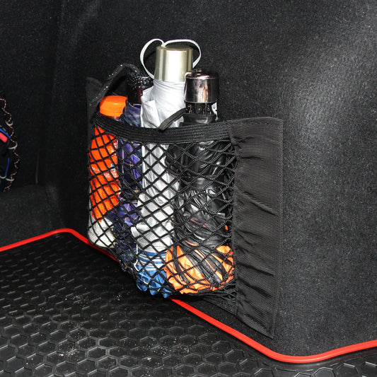 Universal Car Storage Net Organizer – 40×25 cm Interior Cargo Mesh Pocket