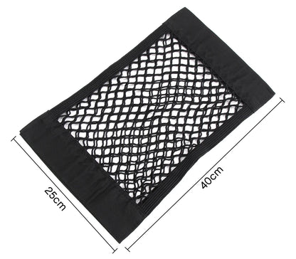 Universal Car Storage Net Organizer – 40×25 cm Interior Cargo Mesh Pocket