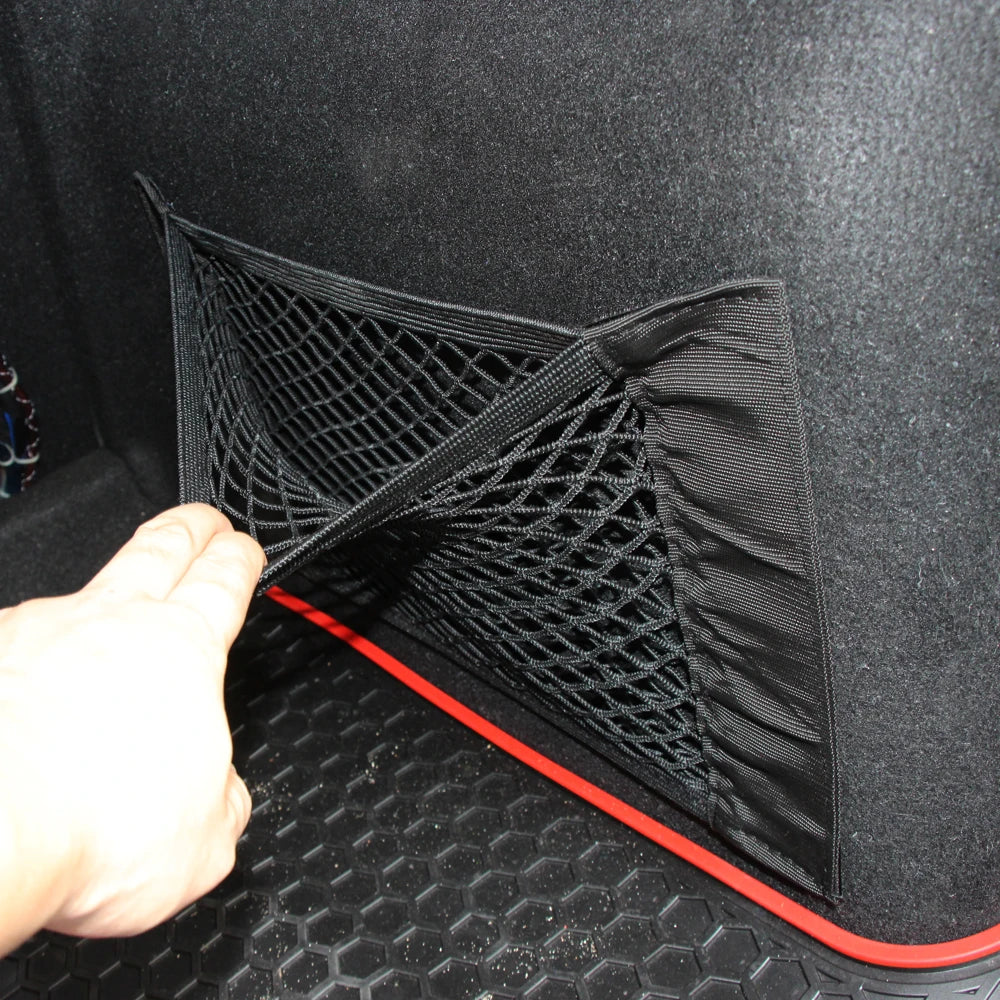 Universal Car Storage Net Organizer – 40×25 cm Interior Cargo Mesh Pocket